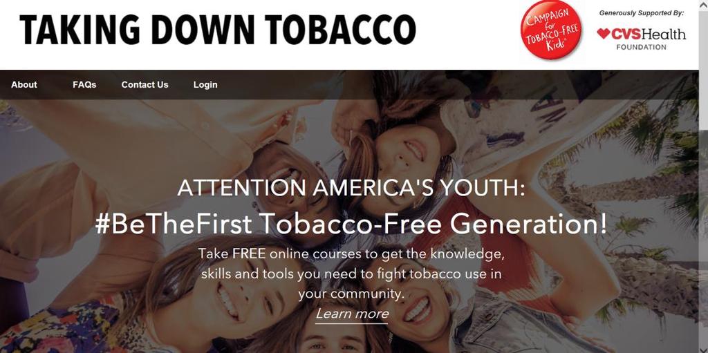 Here is your chance to advocate against tobacco use. Click here to learn how. If you complete the training contact FCS Extension Agent Flora Williams at fewilliams@ag.tamu.edu.