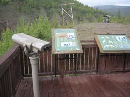 Yukon Government Community Services - 12 - August 2008 overlooks the sheep area and it is equipped with interpretive signage and set of binoculars.