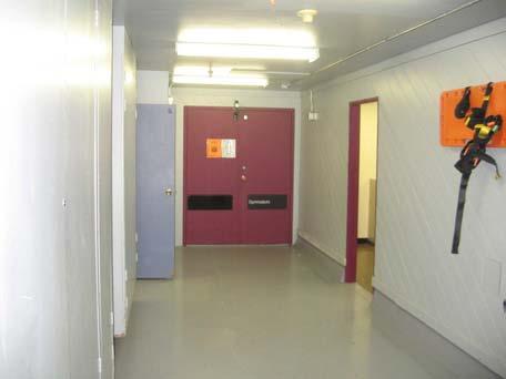 Recreation Centre hallway and entrance to