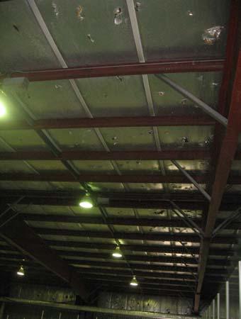 Arena ceiling with