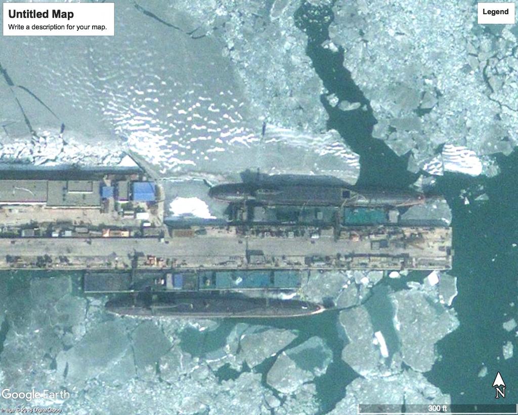 Towed Array Handling Equipment Location Type 094 SSBN Type 093B SSN 11.5 m Huludao Shipyard u Both the Type 094 and 093B submarines have a 4.5 m x 4.