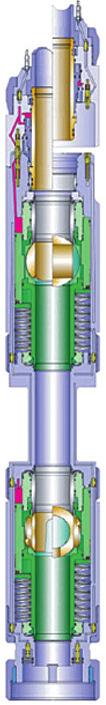 The lower ball within the SSTT is capable of cutting wireline and/or coil tubing.