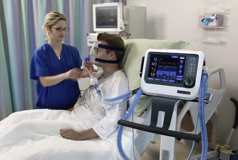 Easy-to-understand monitoring Ventilators display large amounts of monitoring data which are often difficult to interpret.