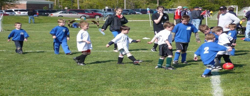 Like the U-6 s, they will develop much faster and learn better soccer habits
