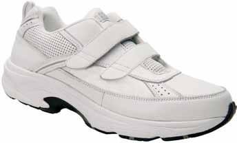 Outsole and EVA Midsole Dual Shank System Wide, Synthetic Fiber Shank External TPU Shank Rocker Bottom Soft, Foam-padded Tongue and Collar Lightning II V 44735-07 White Leather / Grey Mesh 44735-19