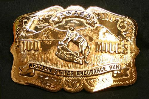 Pat's Finisher's buckle.