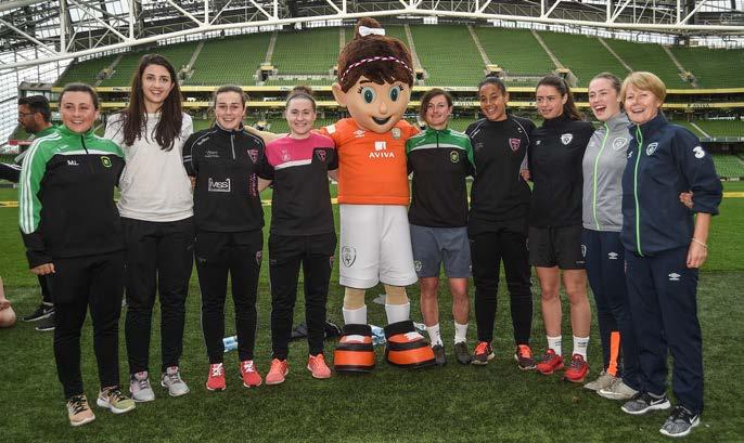 WFC ANNUAL CONVENTION 2017 CARA MASCOT Women s football have one more supporter at our Women s National Team games and grassroots programmes as our new mascot, Cara, was introduced to Tallaght
