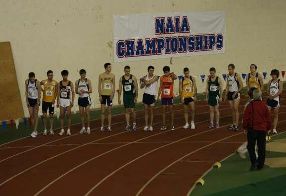 NAIA RACE WALK HISTORY May, 2013 Start of the Men s 3000m Race Walk at the 2009 NAIA Indoor T&F Championships The National Association of Intercollegiate Athletics (NAIA) has become know world wide