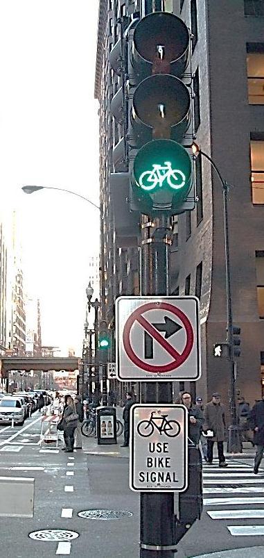 New Dedicated Bicycle Signals Improve safety Minimize conflicts between bicyclists and right turning motorists