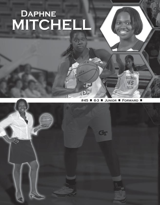 General: Strong forward with good height that has made significant improvements in her game around the basket in her first two years The tallest player on the team The recipient of one of the ACC Top