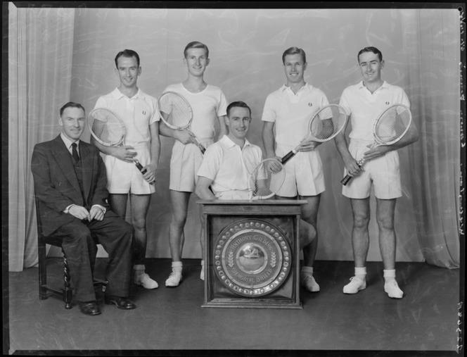 1955 Wellington Tennis Men s Team. Winners of the Anthony Wilding shield.