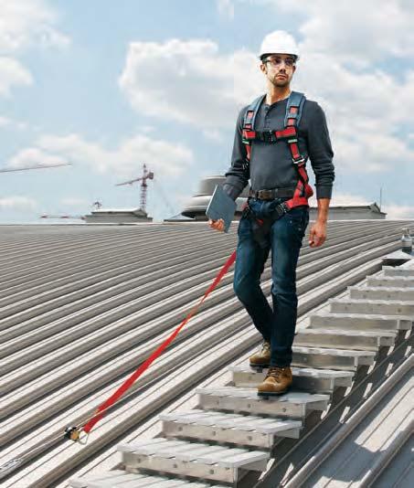 Passive Fall Protection Latchways WalkSafe Walkway Systems Keep a step ahead with WalkSafe Often it s necessary (and best practice) to install a fall protection system that offers maximum safety even