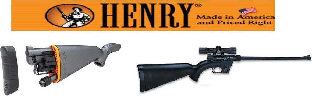 22** Length 33 inches, Weight 4.5lbs $335.00 Henry U.S. Survival AR-7 -.22cal 8 round magazine (comes with 2) Length - 35" assembled, 16.5" when stowed, Weight 3.
