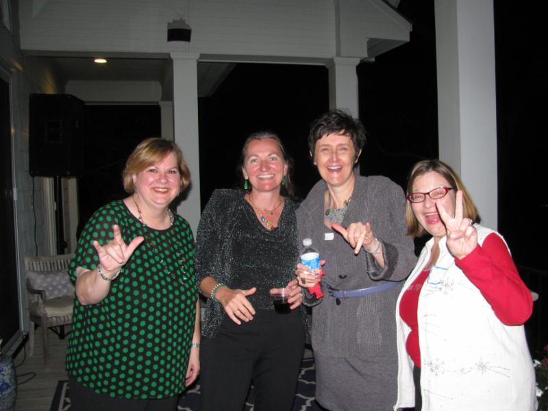 The Groupies: Pam Carroll, Judy Diehl, Biljana