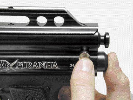 maintenance and reassembly REGULAR MAINTENANCE FOR THE PIRANHA 1. Clean all broken paint out regularly. Do this before you oil the gun. 2. Oil marker each time you play with synthetic gun oil.