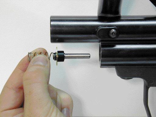 4. To remove the ASA adapter, remove the small allen screw under the receiver. Figure 42. The ASA adapter can then be removed. Figure 43.