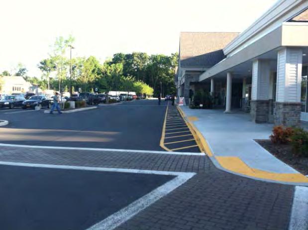 Sidewalks and Crosswalks in Parking Lots: Designing parking lots to support convenient walking access