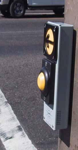 Speech information messages Actuated only during intervals other than WALK Required if two ACCESSIBLE PEDESTRIAN SIGNAL pushbuttons on same corner < 10 ft