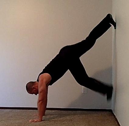 SECTION #3 In section 3, I want you to learn how to build the strength and the perfect position that you're going to need to be able to hold a perfect freestanding handstand.