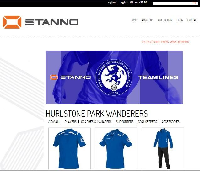 Hurlstone Park Wanderers Shop now online A reminder that with the help of our sponsor Stanno, the Hurlstone Park Wanderers Teamwear shop is now online.
