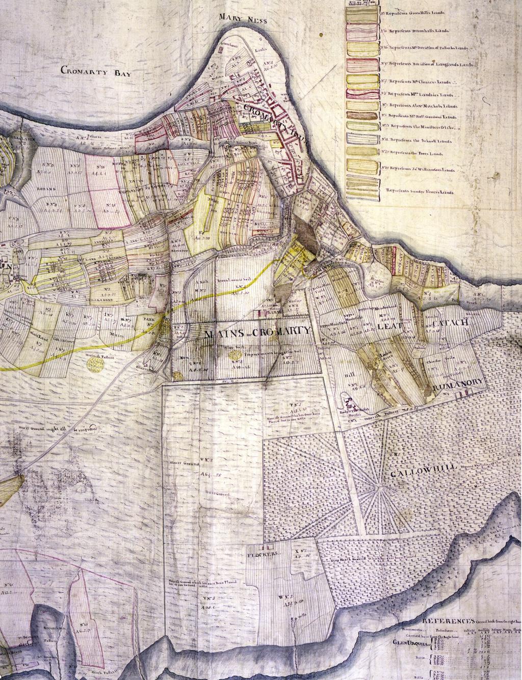 Thief s Row and Castle Street David Aitken s Estate Map of 1763 David Aitken s estate map published in 1763 is our earliest detailed map of the burgh of Cromarty.