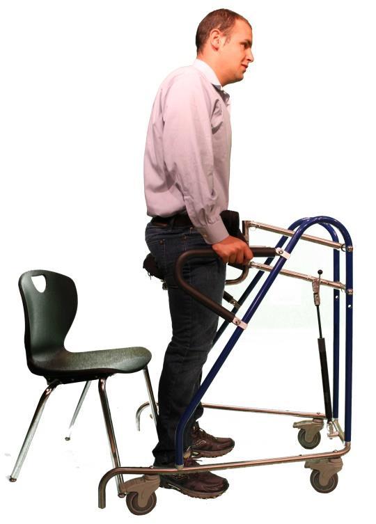 They are not required to steer or otherwise use the device, but some users are most comfortable with a hand position slightly further back, which can also help with transferring on and