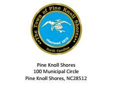 Program from the Dedication of the Curry Trail Pine Knoll Shores 9/26/14 The Town of Pine Knoll Shores and The Community Appearance Commission would like to especially thank Eagle Scouts Jackson