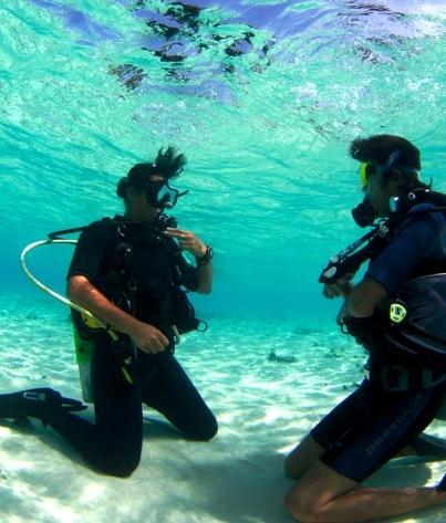 Discover Scuba Diving for beginners, No previous experience required and an absolute MUST for all guests to discover the real beauty of the Maldives!