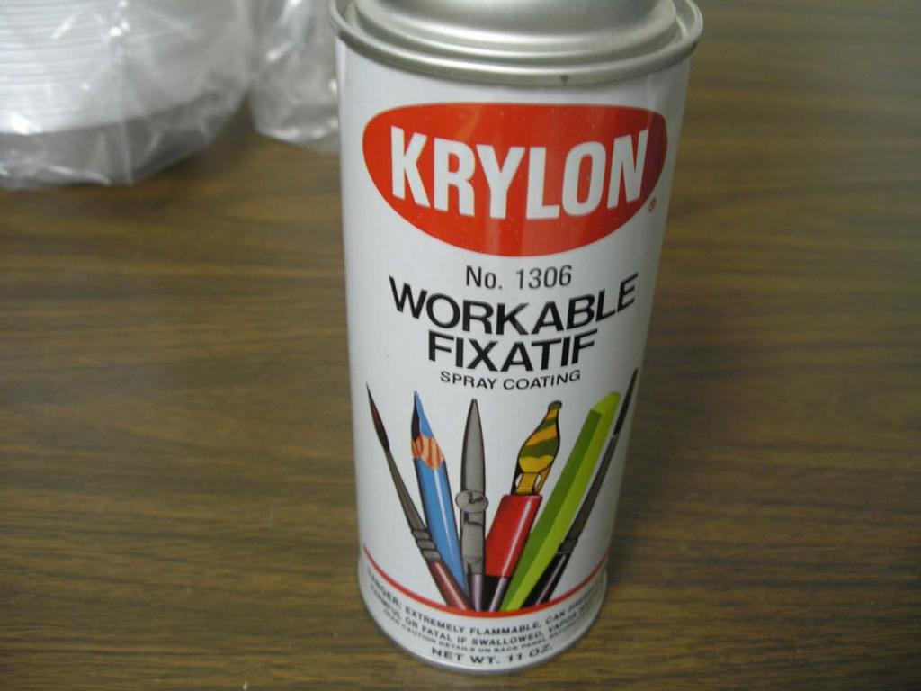 Chemical Name: Workable Fixatif Spray Coating Manufacturer: Krylon
