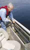 .. Electric bilge pump Raised casting platforms 2 fishing seats Deep cycle battery storage Molded