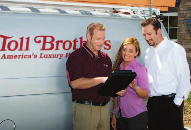 When you choose Toll Brothers, you choose our unwavering commitment to quality and customer service.