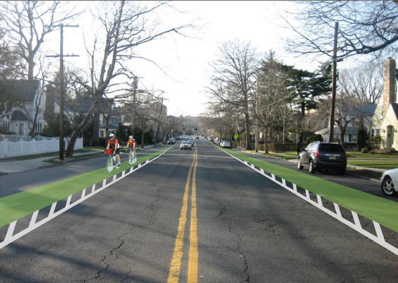 CHATSWORTH AVE @ Summit Proposed: Bike Lanes &