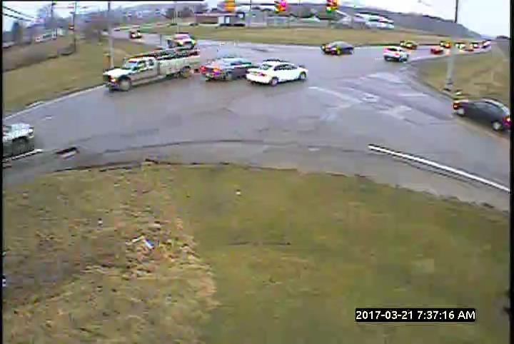 Intersection Safety Study State Route 57 / Seville Road City of Wadsworth, Ohio vehicle that has concurrently passed on the right shoulder creates a sideswipe passing conflict point as both motorists