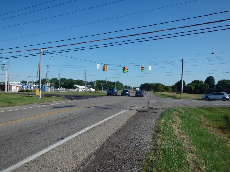 Intersection Safety Study State Route 57 / Seville Road City of Wadsworth, Ohio Looking north on Seville Road toward the