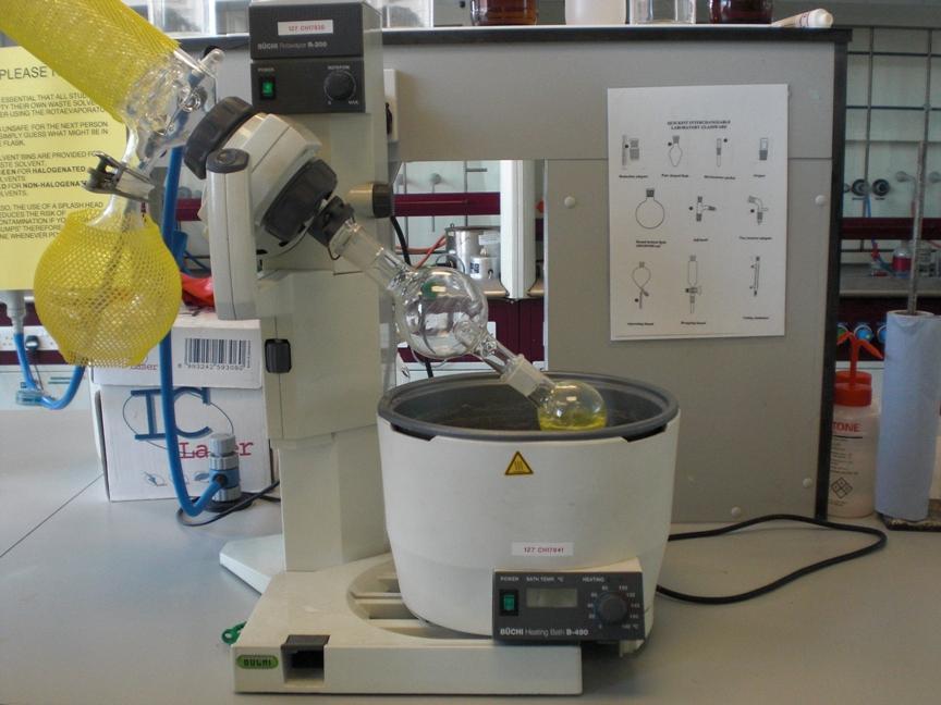 Place your slurry on a rotary evaporator and remove all traces of solvent.