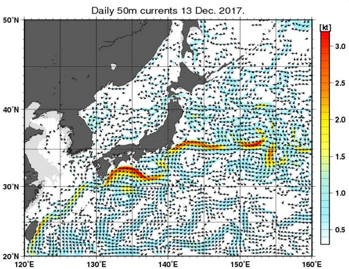 2. Outline of YK17-E01 Makio Honda (JAMSTEC) (1) Objective of this cruise To recover drifting KEO buoy To re-deploy KEO buoy To recover partitioned mooring remnants (2) Cruise summary Weather and sea