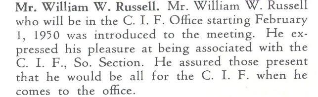 Bulletin dated October, 1949: