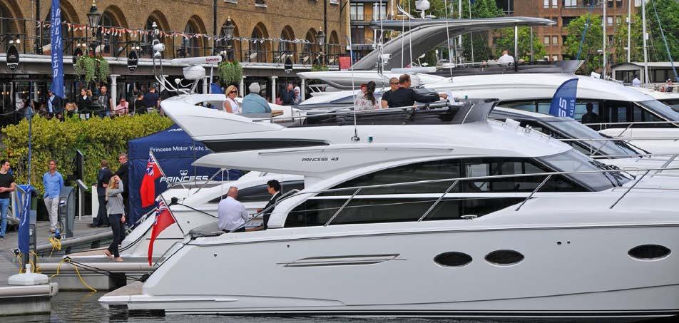 London s spectacular & on-water Boat show Thursday 10th