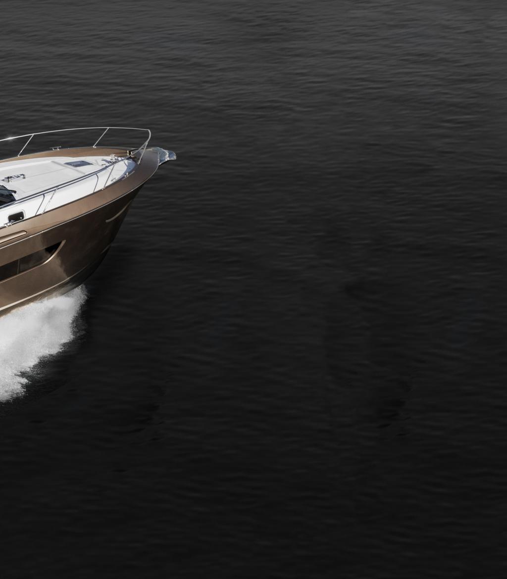 GAME CHANGER EVERY NOW AND THEN, SOMETHING NEW COMES ALONG THAT COMPLETELY CHANGES THE GAME. IN THE WORLD OF LUXURY MOTOR YACHTS, THAT MOMENT HAS ARRIVED WITH THE RELEASE OF THE ELANDRA 53.