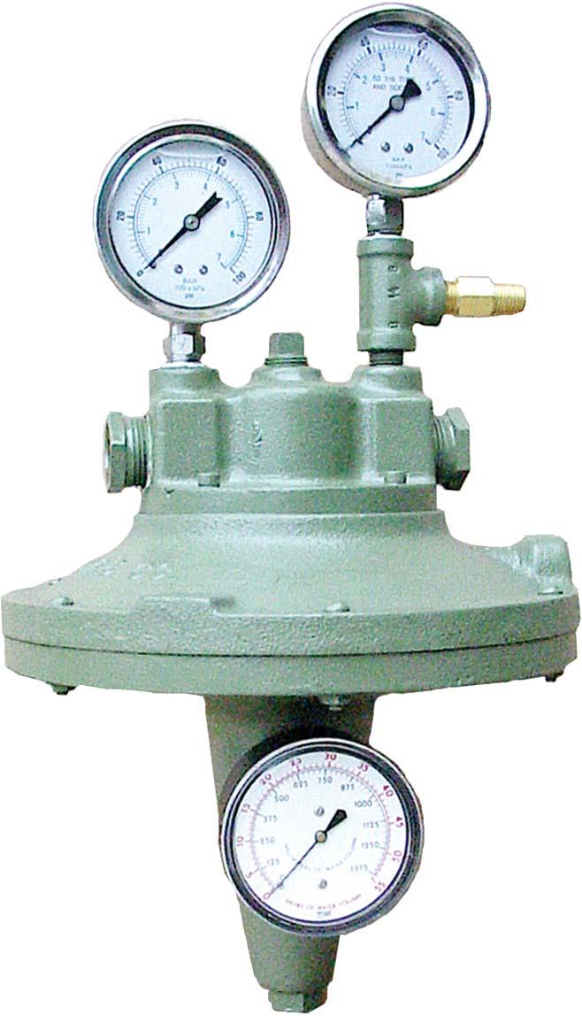 MRO Oil-Air Ratio Regulator MRO-1 Edition 07-08 Wide capacity range Requires constant oil supply at 45-65 psig (310-450 kpa) Provides automatic and simple method of maintaining air/oil ratio Wide