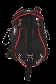 bladder and therefore can be used also as a backmount BCD by installing