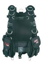 volume BCDs designed for advanced technical divers.
