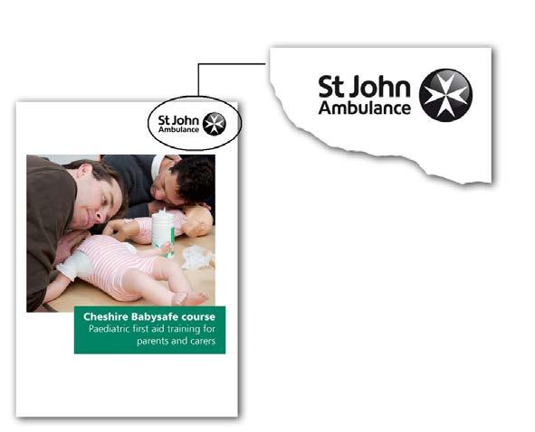 Logo placement The main St John Ambulance logo should always appear at the top right of a publication (which for these purposes could refer to a poster, a display stand, an advertisement, or the