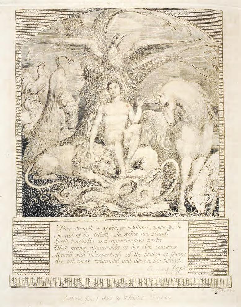 T H E W I L L I A M B L A K E G A L L E R Y Hayley, William. Blake, William. Designs to a Series of Ballads, Written by William Hayley, Esq. and Founded on Anecdotes Relating to Animals.