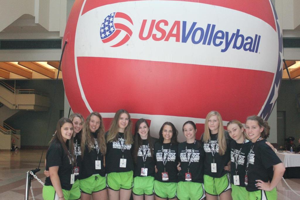 USAV Girls Junior Nationals ~ 15 National Division Shockwave 15-1 June 24, 2014 We did it again!