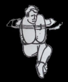3. Use the standard H.E.L.P. position when wearing an inflatable PFD, drawing the legs up to a seated position, because doing so will help you conserve body heat. 4.