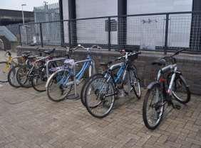 Figure 4-10: Waltham Cross Train Station current cycle parking provision 4.2.