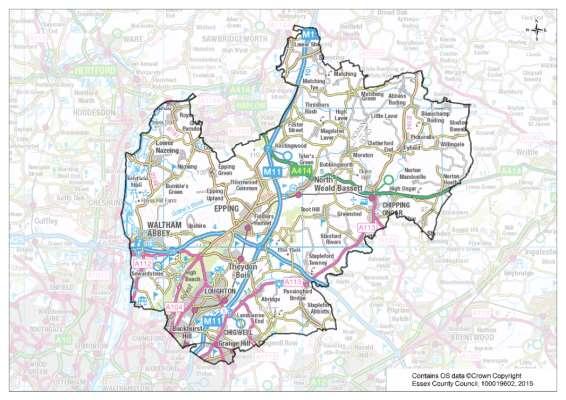 Cycling Action Plan Epping Forest District Figure 1-1 Epping Forest District Map 1.