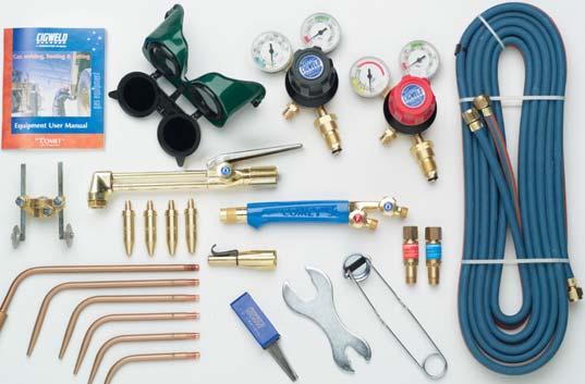 COMET Starter Kit ylene Part No: 308315 ylene Part No: 308324 (NZ) COMET Commander Kit For those just starting out, or who require the basic components for oxy/acetylene gas cutting and welding, the