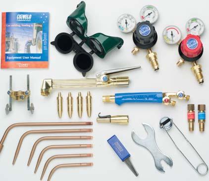 The LP Gas Starter Kit is also suitable as a replacement kit for tired or worn out components.